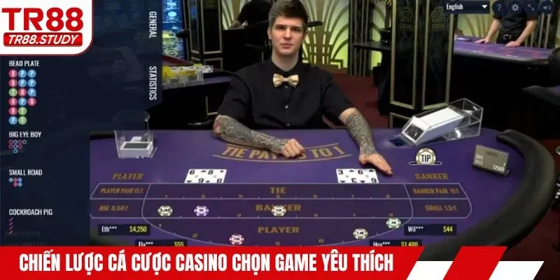 Chiến lược cá cược casino chọn game yêu thích