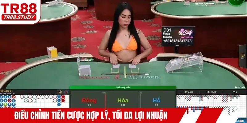 Điều chỉnh tiền cược hợp lý, tối đa lợi nhuận