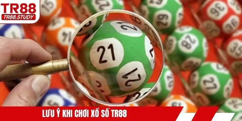Lưu ý khi chơi xổ số