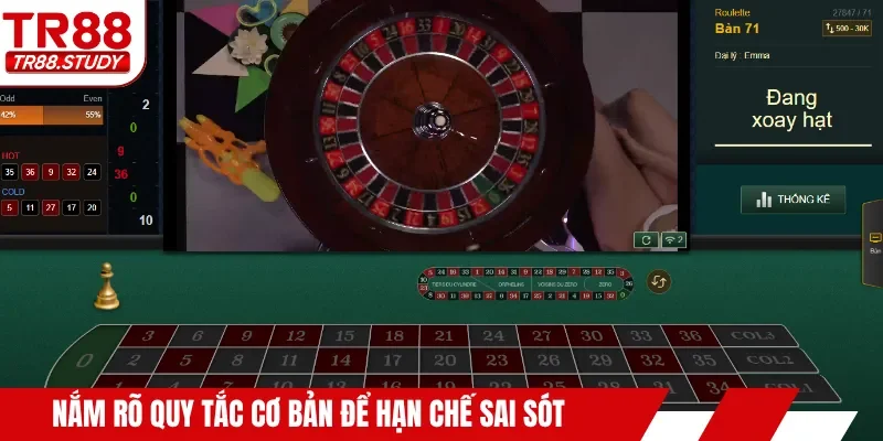 Nắm rõ quy tắc cơ bản để hạn chế sai sót