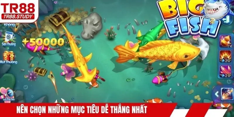 Nên chọn những mục tiêu dễ thắng nhất