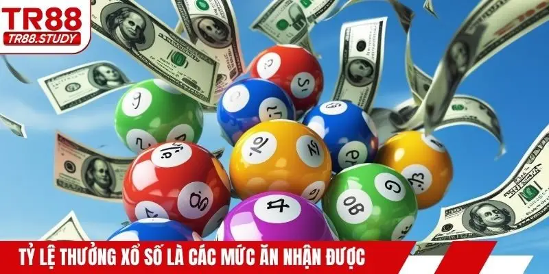 Tỷ lệ thưởng xổ số là các mức ăn nhận được